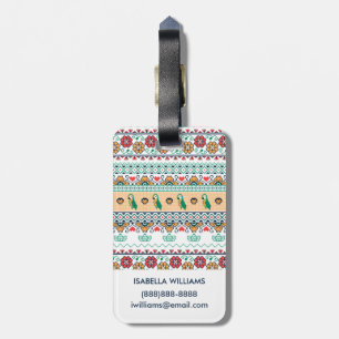 Frida Kahlo  Patrón de Colores Bagagebricka