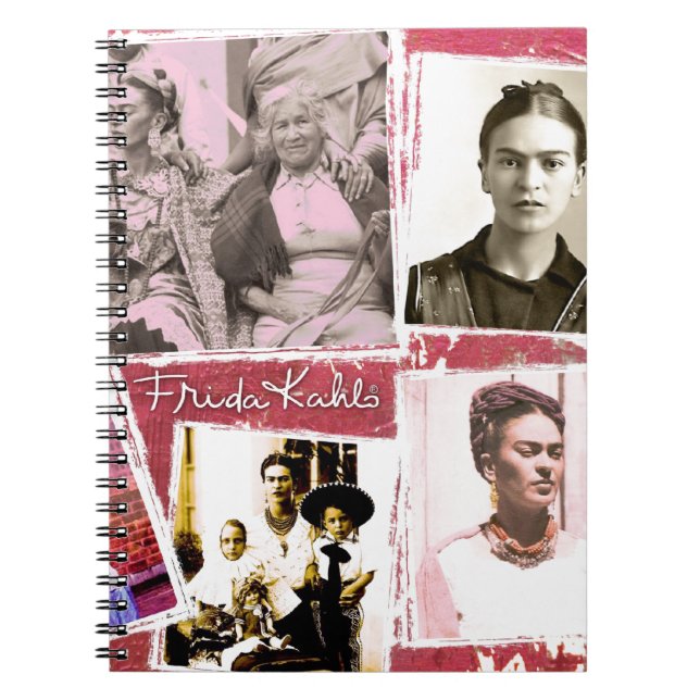 Frida Kahlo Photo Montage Anteckningsbok (Framsidan)