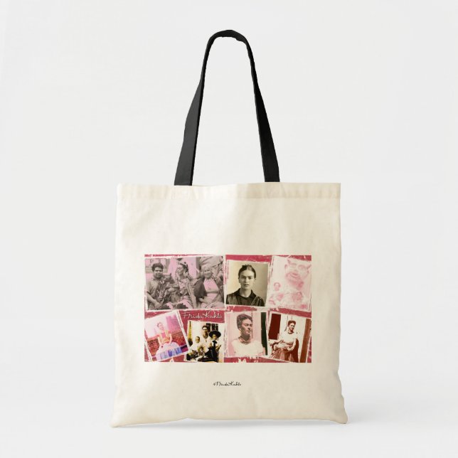 Frida Kahlo Photo Montage Tygkasse (Framsidan)