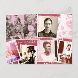 Frida Kahlo Photo Montage Vykort