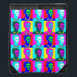 Frida Kahlo Pop Art Portrait Pattern Backpack Desi Gympapåse<br><div class="desc">This eye-catching design for a backpack features a vibrant, repeating Pop Art pattern of iconic artist Frida Kahlo. Her distinctive portrait is dynamically tiled in a grid across the surface, each square rendered in striking, high-contrast color combinations like bold pinks, blues, yellows, and reds. The modern, graphic aesthetic creates a...</div>