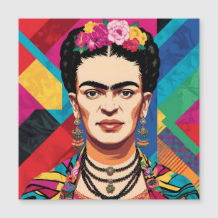 Frida Kahlo Pop Art Porträtt - Vibrant Färg