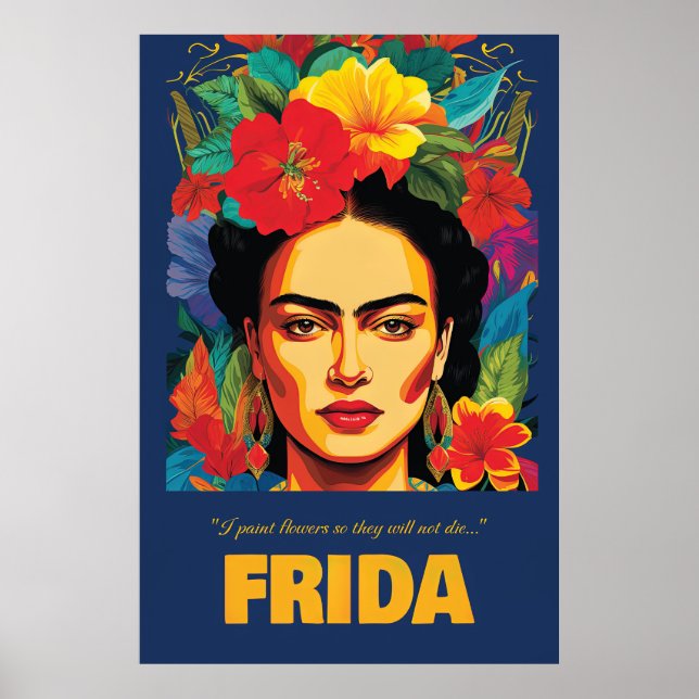 Frida Kahlo Poster (Framsidan)