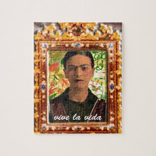 Frida Kahlo Reflejando Pussel