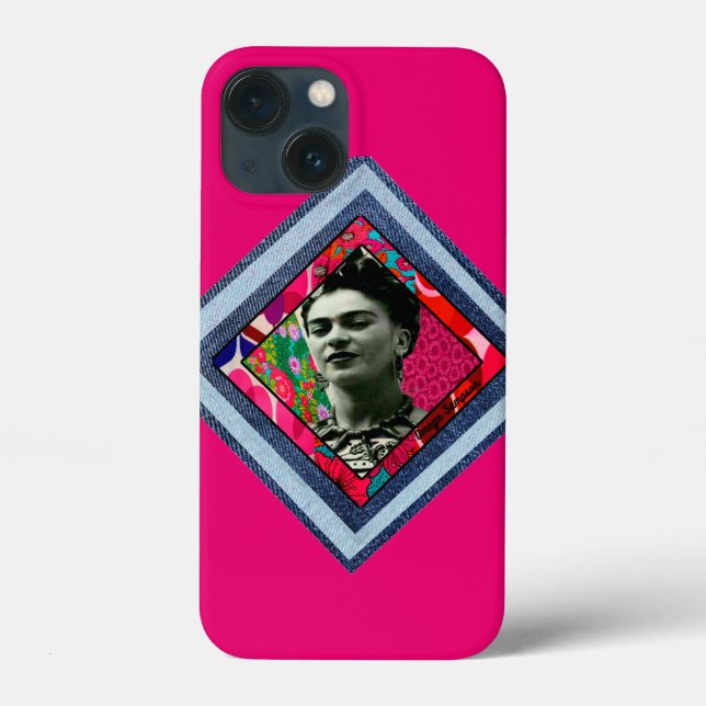 Frida Kahlo Retro Denim Diamond (Baksida)