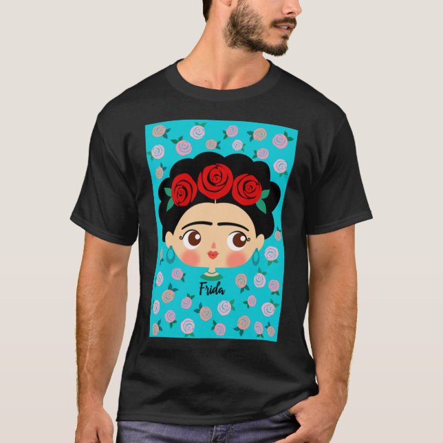 Frida Kahlo - Ro - D8 Classic Essential T-Shirt (Framsida)