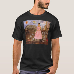 Frida Kahlo Självporträtt längs Boarder Line b T Shirt