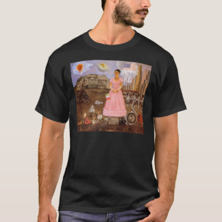 Frida Kahlo Självporträtt längs Boarder Line b T Shirt