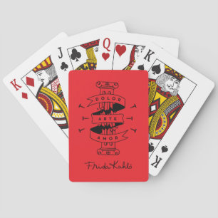 Frida Kahlo smärtar konstkärlek Casinokort