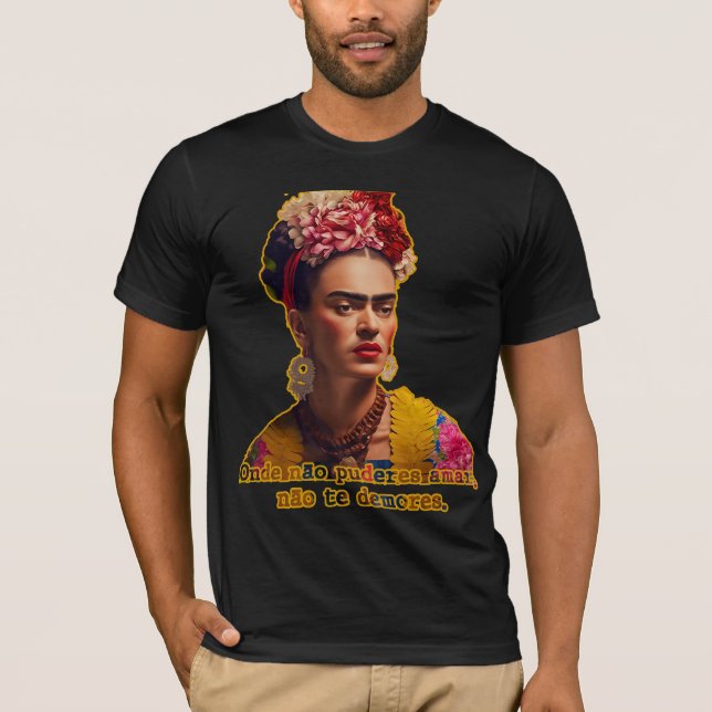 Frida Kahlo T Shirt (Framsida)