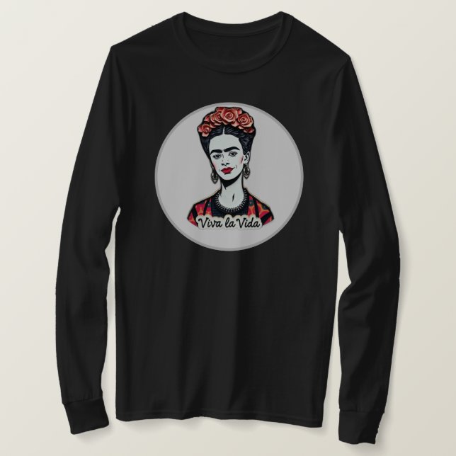 Frida Kahlo T-shirt (Design framsida)