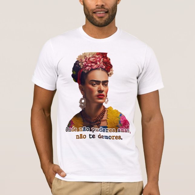 Frida Kahlo T Shirt (Framsida)
