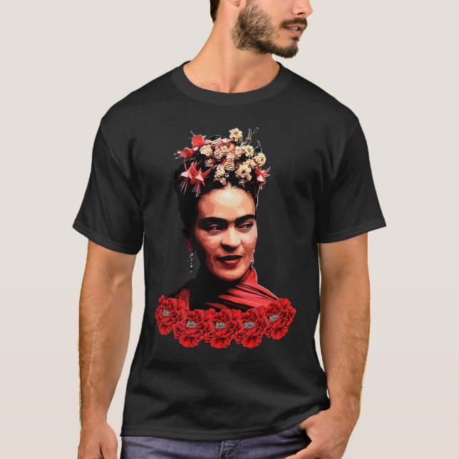 FRIDA KAHLO, THE QUEEN Classic T-Shirt (Framsida)