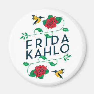 Frida Kahlo | Typografi för Blommigt Magnet