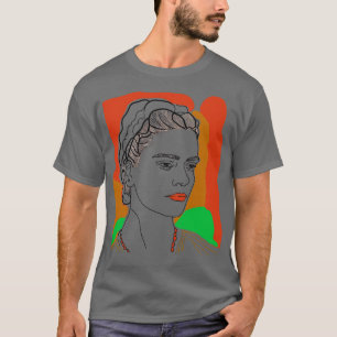 Frida Kahlo Ursprunglig minimal Retro Stil design T Shirt