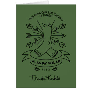 Frida Kahlo   vingar som flyger OBS Kort
