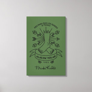 Frida Kahlo   Vingar till flygplanet Canvastryck