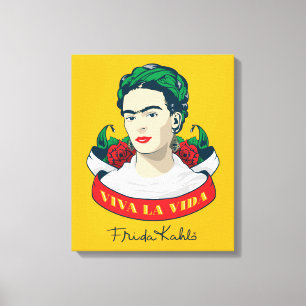 Frida Kahlo   Viva la Vida Canvastryck