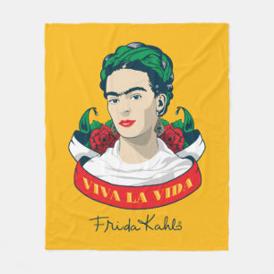 Frida Kahlo   Viva la Vida Fleecefilt