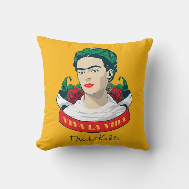 Frida Kahlo | Viva la Vida Kudde (Framsida)