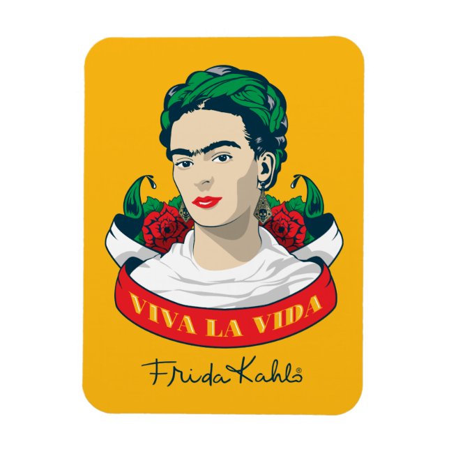 Frida Kahlo | Viva la Vida Magnet (Vertikal)