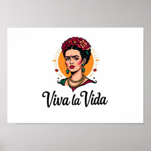 Frida Kahlo Viva la Vida Poster