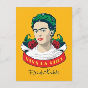 Frida Kahlo Viva la Vida Vykort