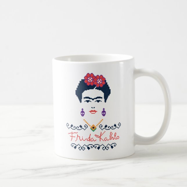 Frida Kahlo | Viva Mexico Kaffemugg (Höger)