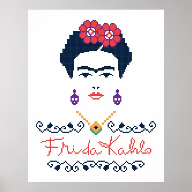 Frida Kahlo | Viva Mexiko Poster (Framsidan)