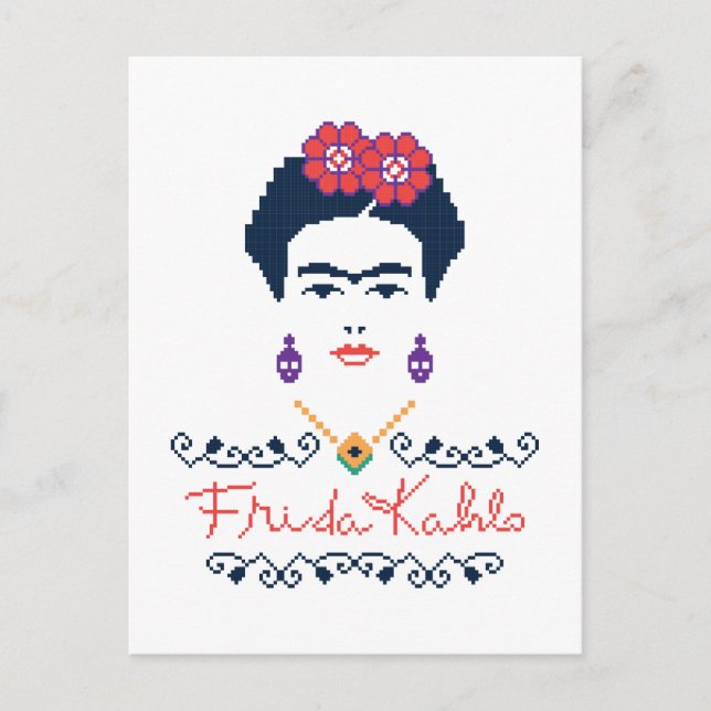 Frida Kahlo | Viva Mexiko Vykort (Framsida)