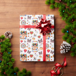 Frida Kahlo Wrapping Papper, Hispanic Heritage Presentpapper