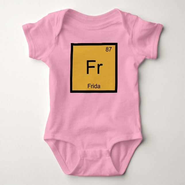 Frida Namn Kemi Element Periodiska Systemet Tröja (Framsida)