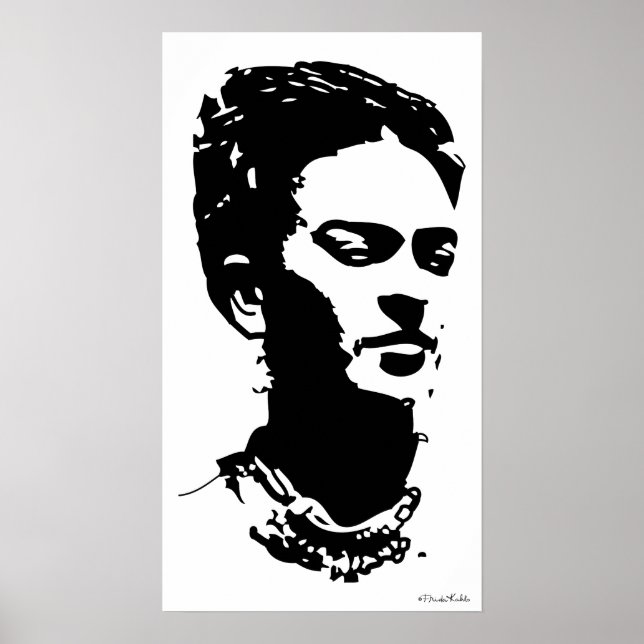 Frida Shadow Porträtt Poster (Framsidan)