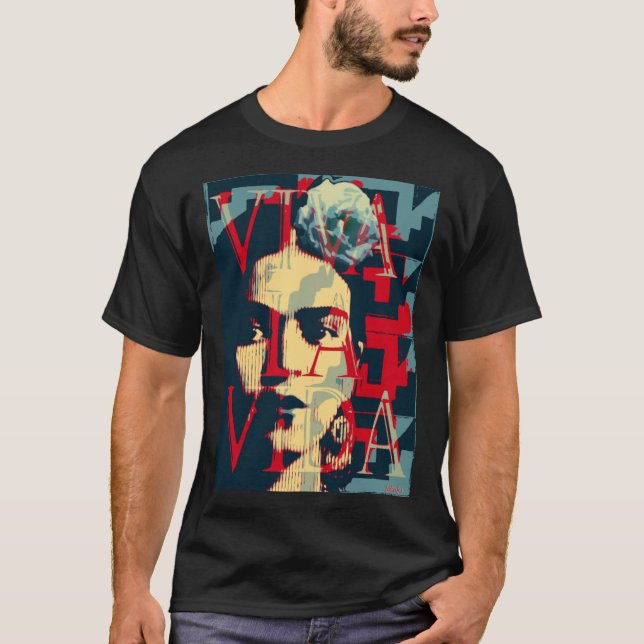Frida - !Viva la Vida! (Ver 4.3.1) Klassiskt T-far T Shirt (Framsida)