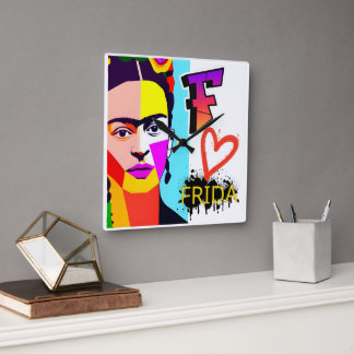 FRIDA Wall Décor Fyrkantig Klocka