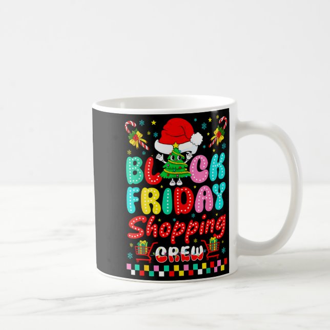 Friday Shopng Crew Christmas Lights Black Shopng F Kaffemugg (Höger)
