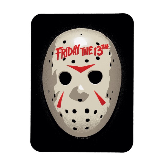 Friday the 13th | Hockey Mask Graphic Magnet (Vertikal)
