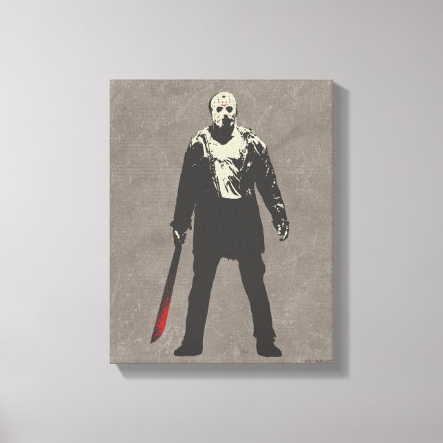 Friday the 13th | Jason Voorhees Character Art Canvastryck (Framsida)