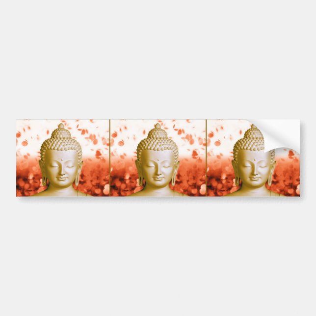 Fridfull Buddha bildekal (Framsidan)