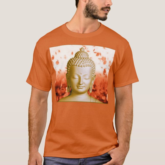 Fridfull Buddha skjorta Tee (Framsida)