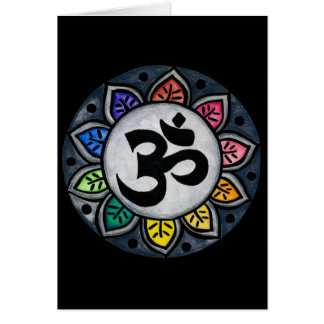 Fridfull färg hälsningskort