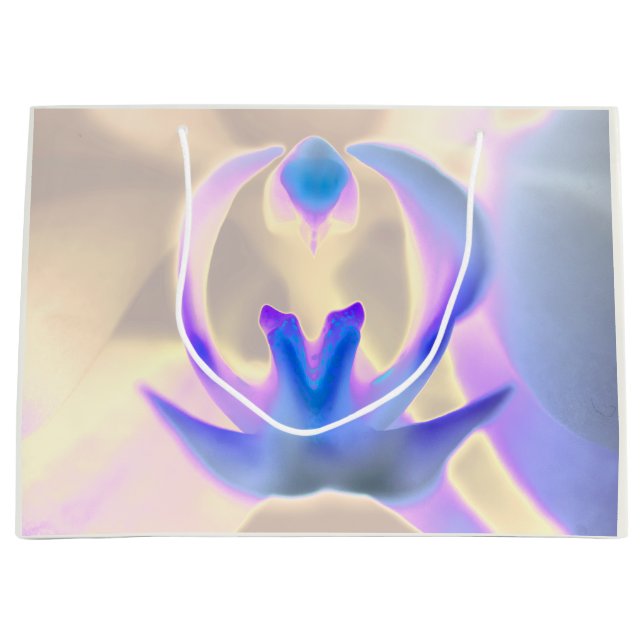 Fridfull presentpåse med orkidé-design (Framsidan)