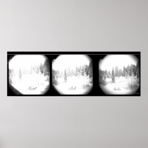 Fridfull Sierra Snowstorm Poster