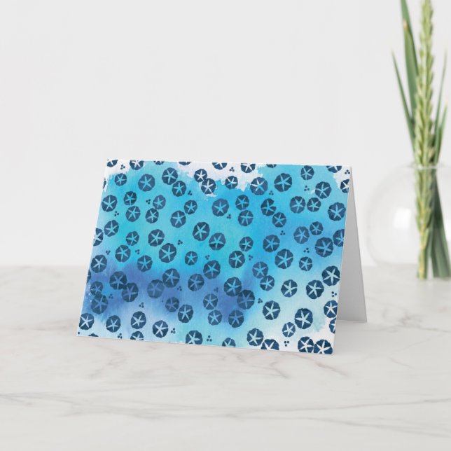 Fridfull sjölandskap inbjudan (Framsida)