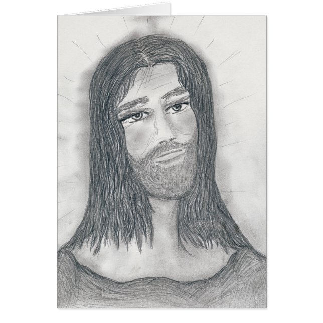 Fridfulla Jesus Hälsningskort (Framsidan)