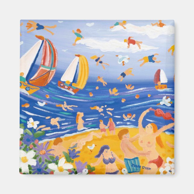 Fridge Art: Beachy Treats Magnet (Framsidan)