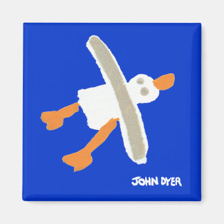 Fridge Art: Fiskmås Magnet