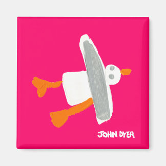 Fridge Art: Fiskmås Magnet