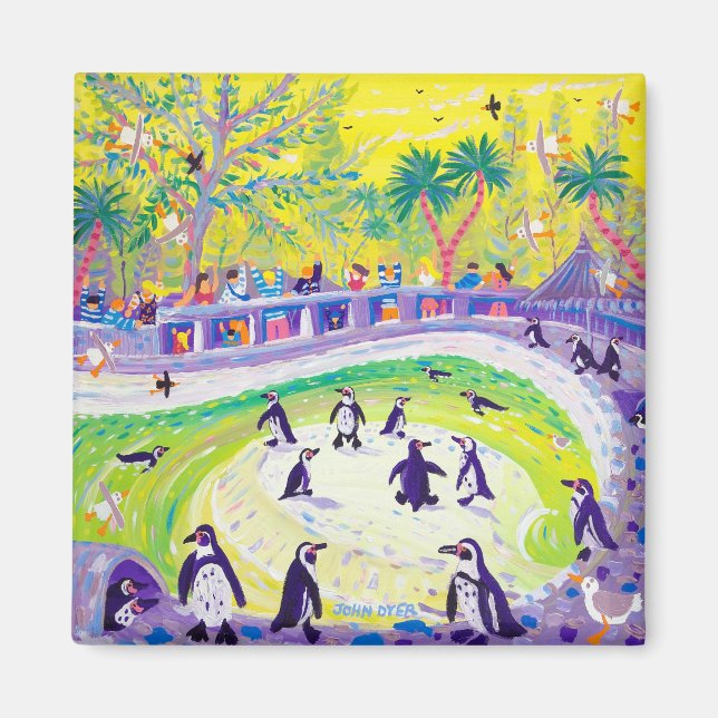 Fridge Art: Peckish Penguins Magnet (Framsidan)