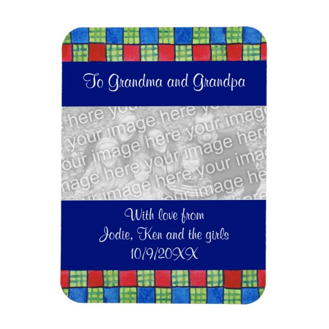 Fridge för familjefottöverföring, magnet (Vertikal)